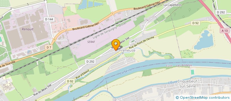 localisation de l'entreprise LOGER BIEN  FRENEUSE