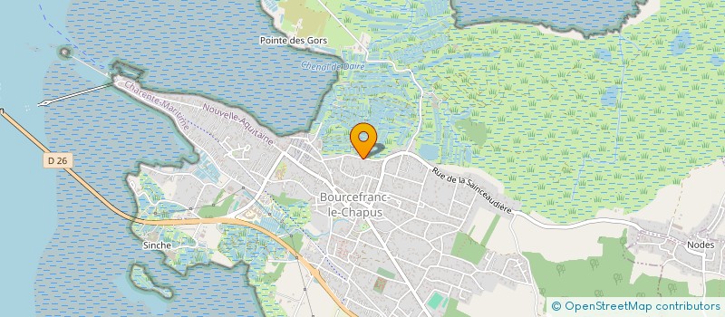 localisation de l'entreprise LOGER LES SAISONNIERS D'OLERON  BOURCEFRANC-LE-CHAPUS