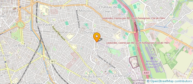 localisation de l'entreprise LOGERAIS à TOULOUSE