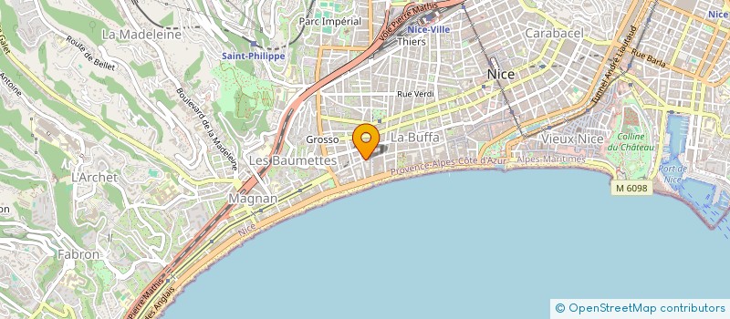 localisation de l'entreprise LOGEREST COMPAGNY à NICE