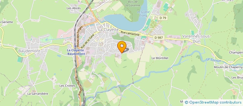 localisation de l'entreprise LOGEROT DIFFUSION à LA CLAYETTE