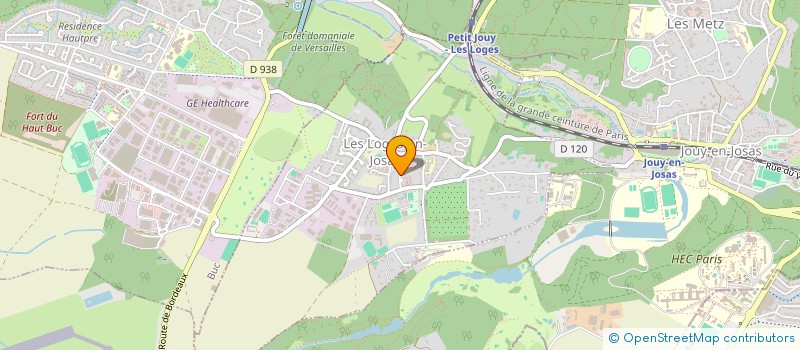 localisation de l'entreprise LOGES  LES LOGES-EN-JOSAS