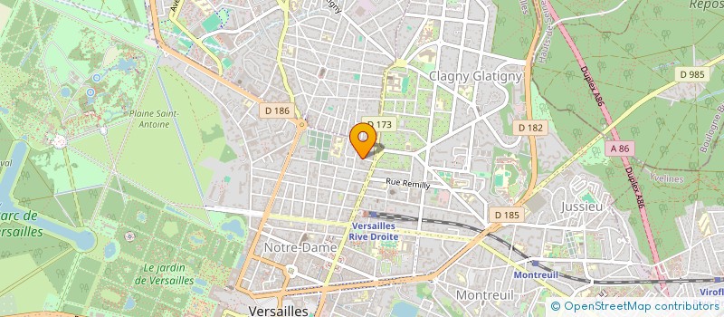 localisation de l'entreprise LOGESMXU  VERSAILLES