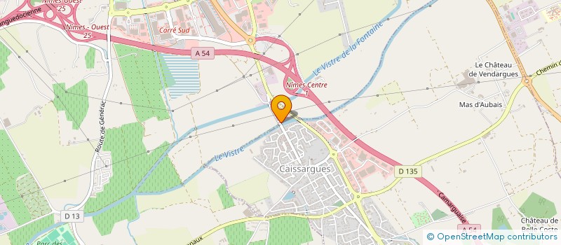 localisation de l'entreprise LOGESTRANS  CAISSARGUES