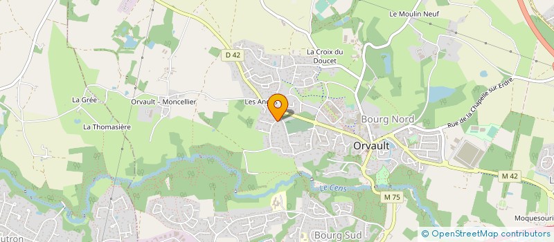 localisation de l'entreprise LOGET à ORVAULT