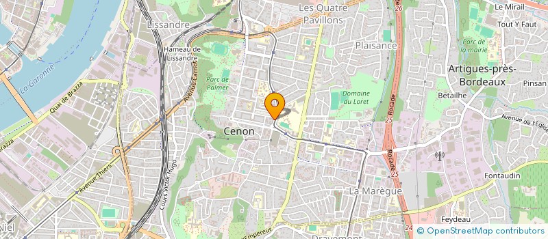 localisation de l'entreprise LOGI' CLEAN à CENON