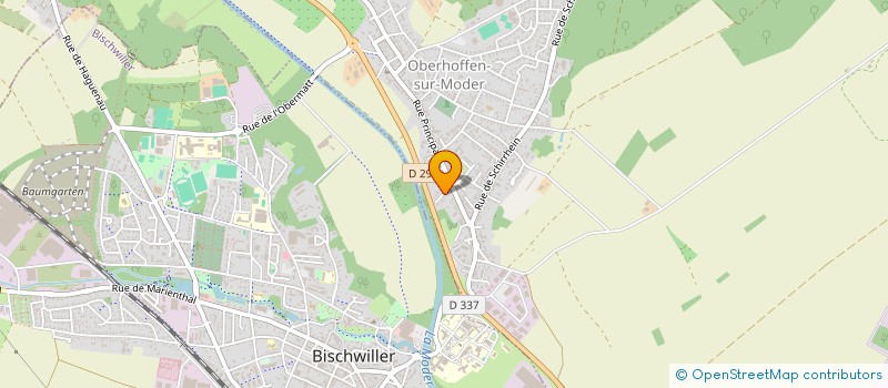 localisation de l'entreprise LOGI ECHAU  OBERHOFFEN-SUR-MODER