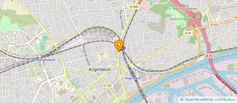 localisation de l'entreprise LOGI GESTION  ARGENTEUIL