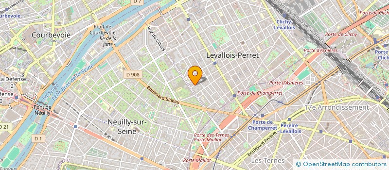 localisation de l'entreprise LOGI INDUSTRIE à LEVALLOIS-PERRET