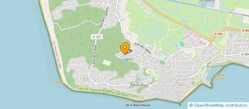 localisation de l'entreprise LOGI INVEST à LA TRANCHE-SUR-MER