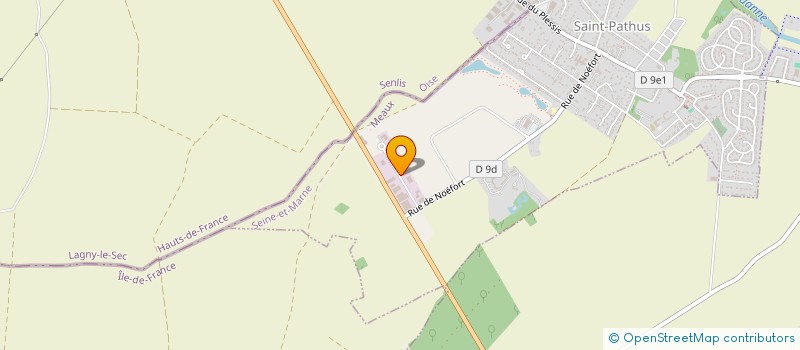 localisation de l'entreprise LOGI-PAL  SAINT-PATHUS