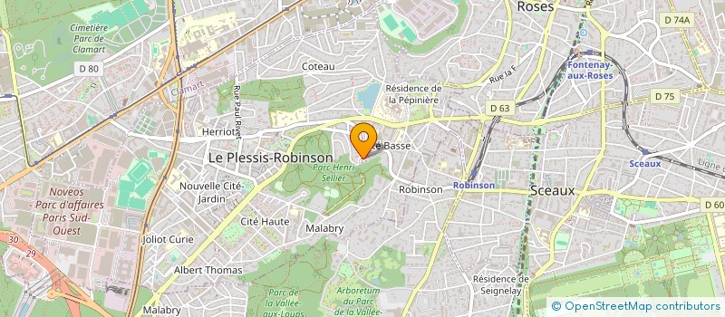localisation de l'entreprise LOGI PHARMA à LE PLESSIS-ROBINSON