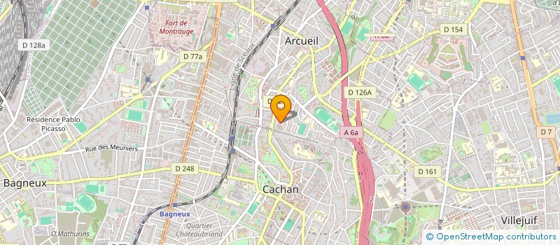 localisation de l'entreprise LOGI-RESTO à ARCUEIL