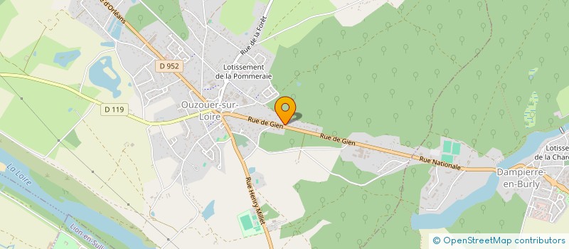 localisation de l'entreprise LOGI SERVICES 45 à OUZOUER-SUR-LOIRE