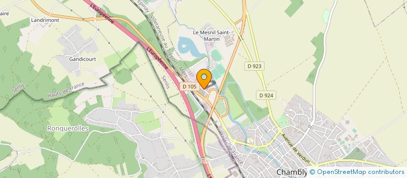 localisation de l'entreprise LOGI TRANS SERVICES à CHAMBLY