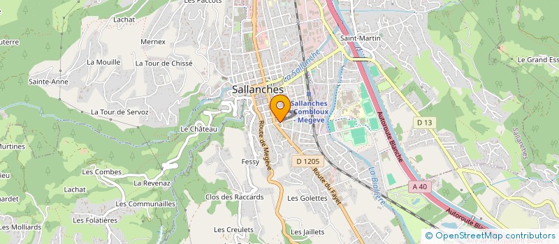 localisation de l'entreprise LOGI X'M à SALLANCHES