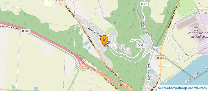 localisation de l'entreprise LOGIBAM à SANDOUVILLE