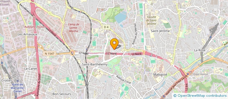 localisation de l'entreprise LOGIBAR à MARSEILLE