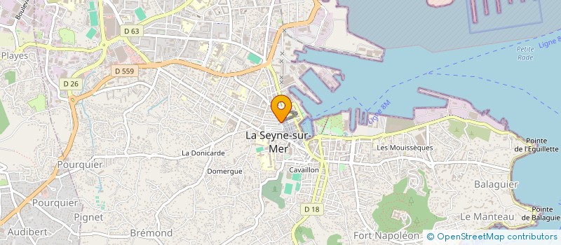 localisation de l'entreprise LOGIBAT à LA SEYNE-SUR-MER