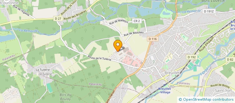 localisation de l'entreprise LOGIBAT à BREUILLET