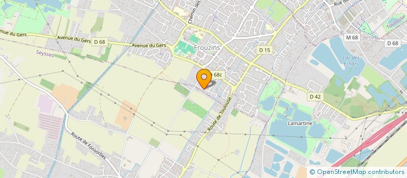 localisation de l'entreprise LOGIBEL  FROUZINS