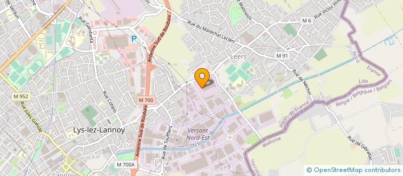 localisation de l'entreprise LOGIBEX  LEERS