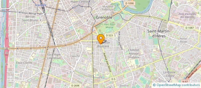 localisation de l'entreprise LOGIBOIS PROTECTION  GRENOBLE