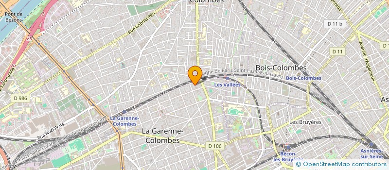 localisation de l'entreprise LOGIC ACHAT  LA GARENNE-COLOMBES