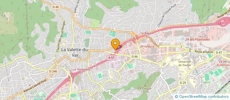 localisation de l'entreprise LOGIC ETUDES à LA VALETTE-DU-VAR