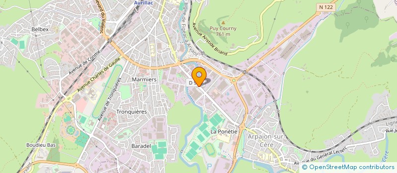 localisation de l'entreprise LOGIC HA à AURILLAC