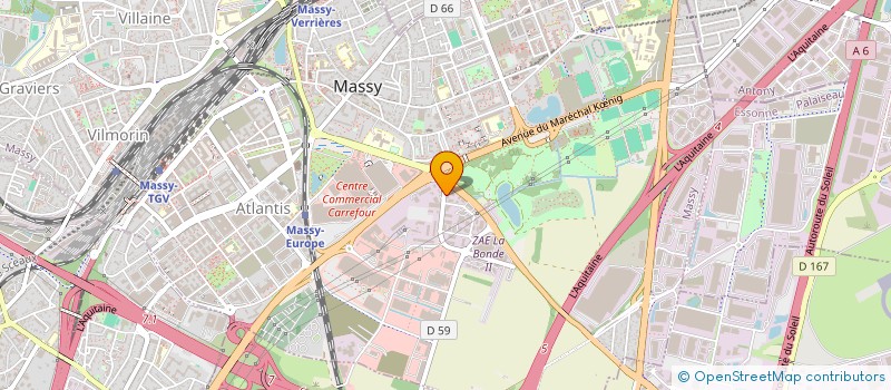 localisation de l'entreprise LOGIC INGENIERIE à MASSY