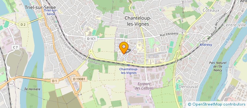 localisation de l'entreprise LOGIC-NET-SERVICES à CHANTELOUP-LES-VIGNES