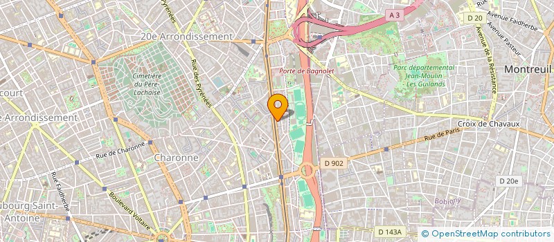 localisation de l'entreprise LOGIC RFC à PARIS