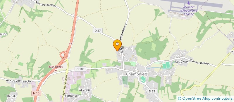 localisation de l'entreprise LOGICA à CHAMPNIERS