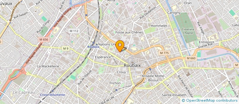 localisation de l'entreprise LOGICA SCI  ROUBAIX