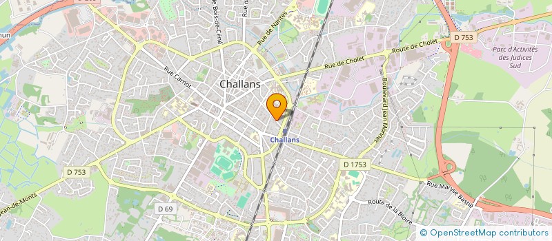 localisation de l'entreprise LOGICAR FRANCE à CHALLANS