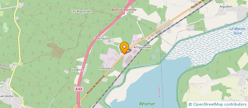 localisation de l'entreprise LOGICAUTO à LABENNE