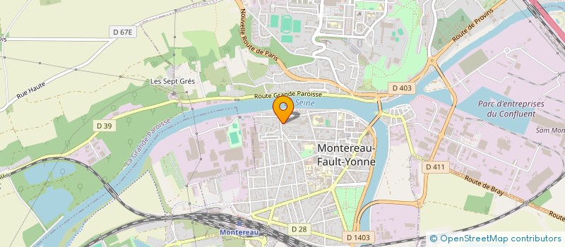 localisation de l'entreprise LOGICDISCOUNT  MONTEREAU-FAULT-YONNE