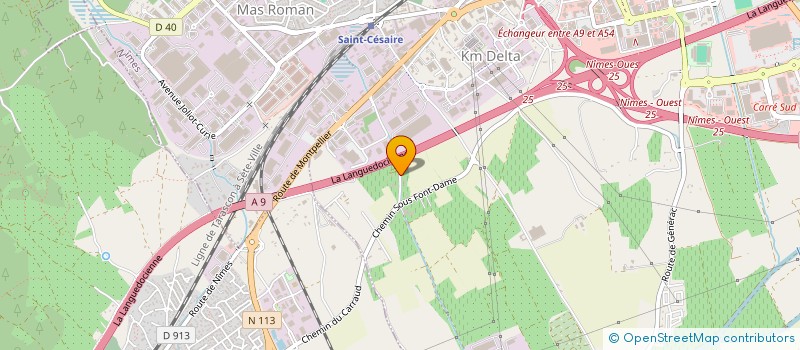 localisation de l'entreprise LOGICIEL à NIMES