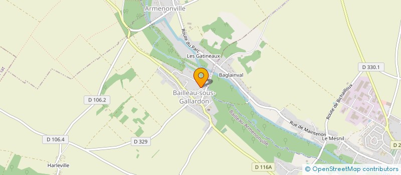 localisation de l'entreprise LOGICIEL ETUDE AUDIT à BAILLEAU-ARMENONVILLE