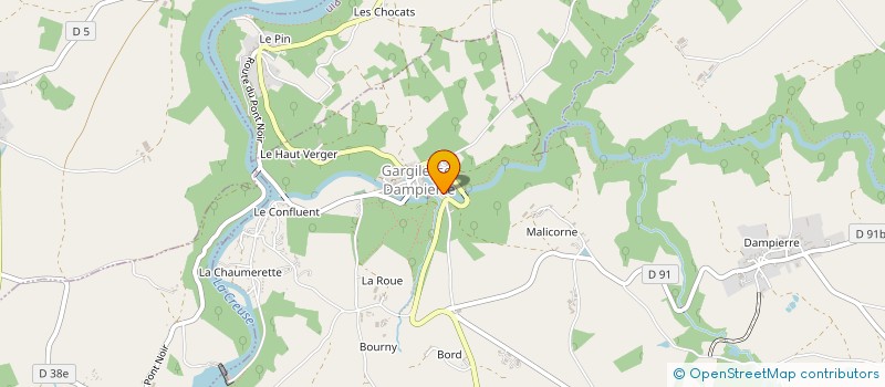 localisation de l'entreprise LOGICIEL MATERIEL APPLICATIONS VIDEOGRAP à GARGILESSE-DAMPIERRE