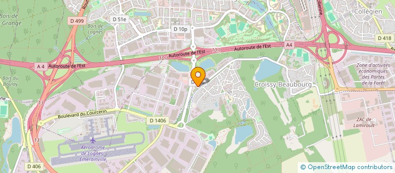 localisation de l'entreprise LOGICIELS IMPRESSION SYSTEMES SERVICE  CROISSY-BEAUBOURG