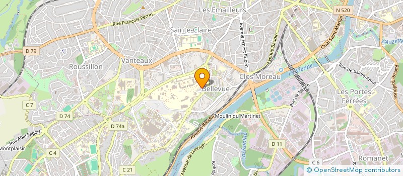 localisation de l'entreprise LOGICIELS INTEGRATION SOLUTIONS INFORMATIQUES à LIMOGES
