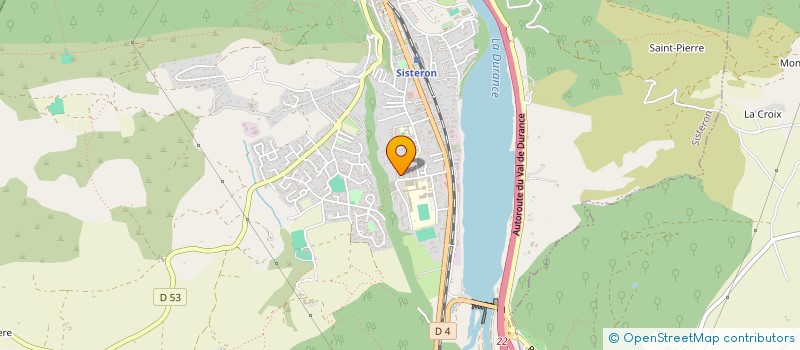 localisation de l'entreprise LOGICIELS POUR GEOMETRES ET TOPOGRAPHES à SISTERON