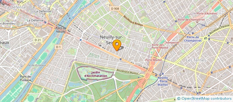 localisation de l'entreprise LOGICLEVER à NEUILLY-SUR-SEINE