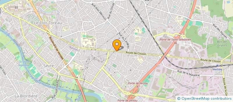localisation de l'entreprise LOGICOM DIFFUSION à SAINT-SEBASTIEN-SUR-LOIRE
