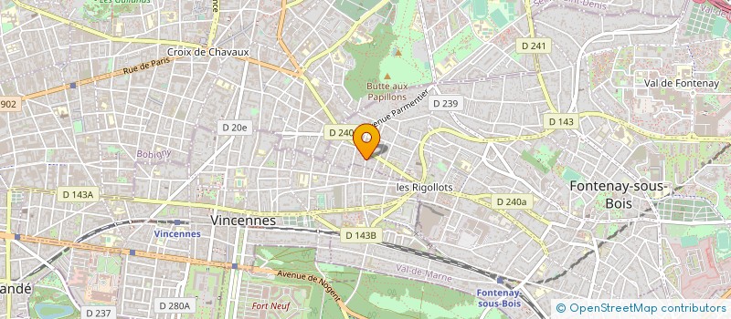 localisation de l'entreprise LOGICOMM à FONTENAY-SOUS-BOIS