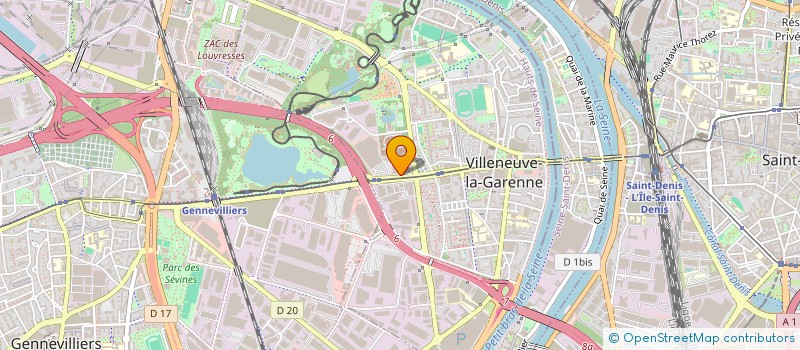 localisation de l'entreprise LOGICONFORT à VILLENEUVE-LA-GARENNE