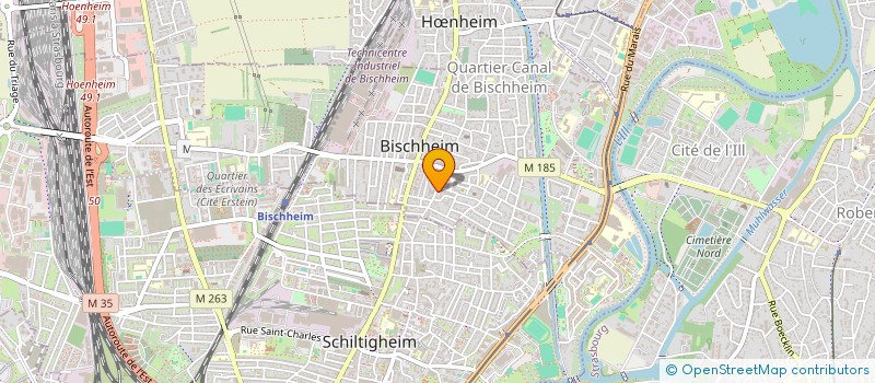localisation de l'entreprise LOGICSDS à BISCHHEIM