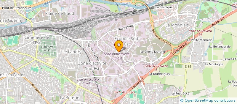localisation de l'entreprise LOGICYL à CESSON-SEVIGNE